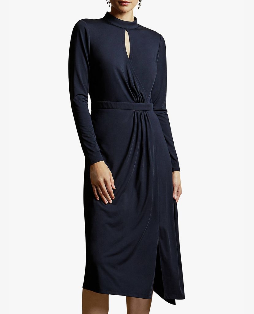 TED BAKER - Đầm midi tay dài cổ trụ Astrrid