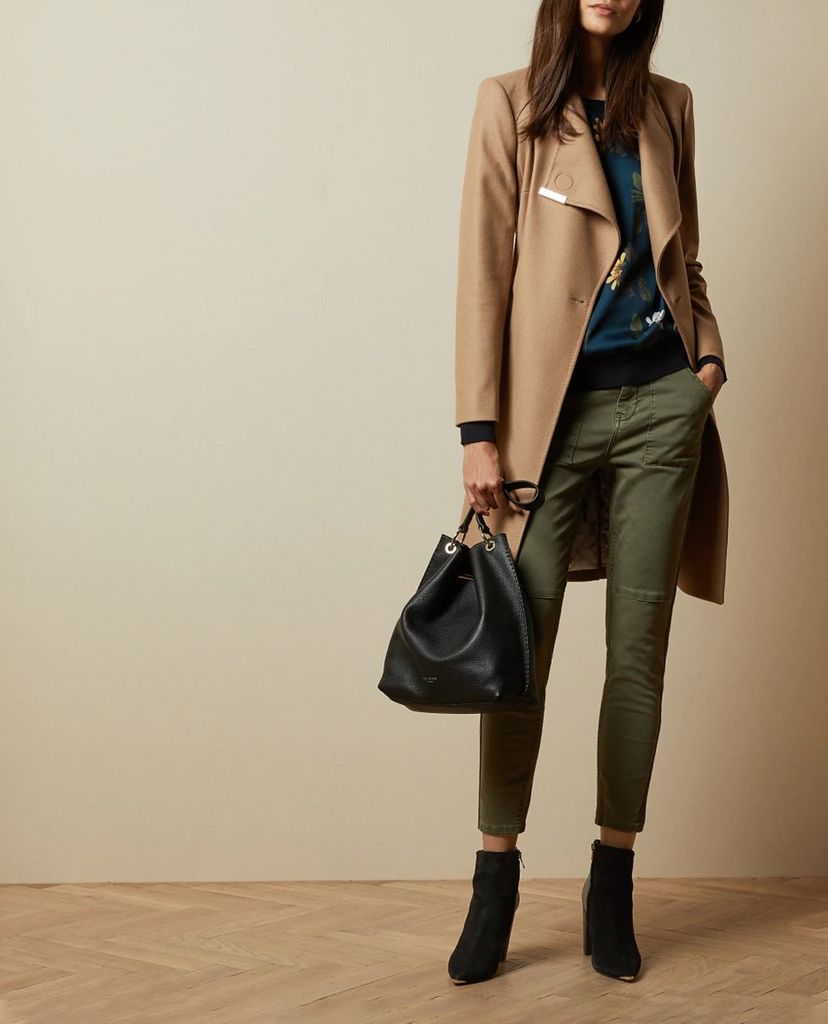 TED BAKER - Áo len nữ tay dài cổ tròn Emileiy