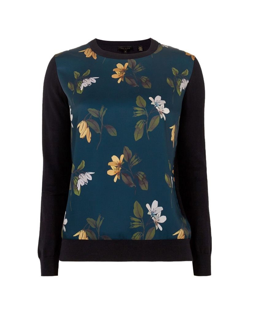 TED BAKER - Áo len nữ tay dài cổ tròn Emileiy