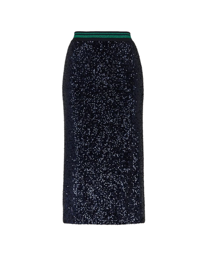 TED BAKER - Chân váy midi lấp lánh Sequin