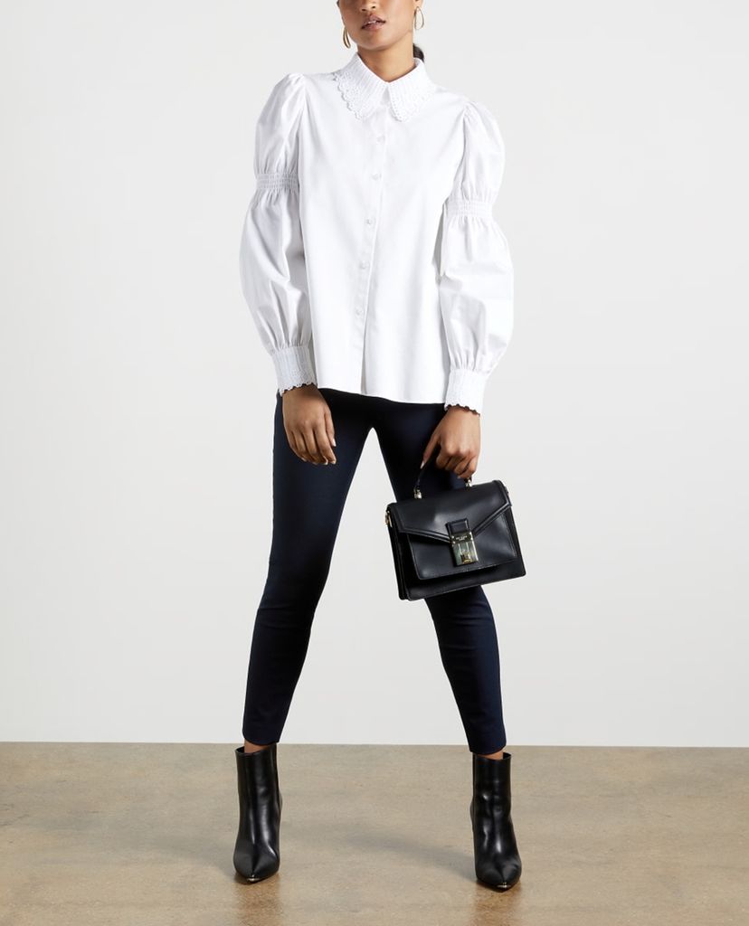 TED BAKER - Quần tây nữ skinny Side Zip Cemelia