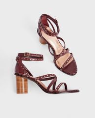 TED BAKER - Giày cao gót quai mảnh đế trụ Kathar