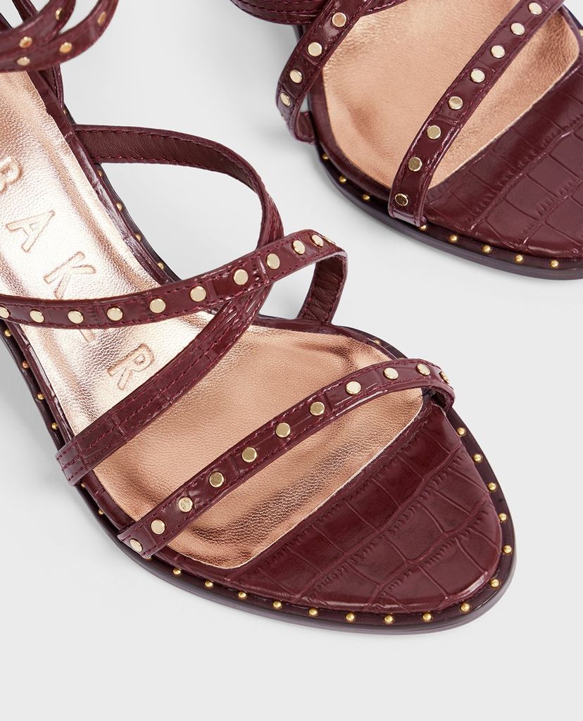 TED BAKER - Giày cao gót quai mảnh đế trụ Kathar