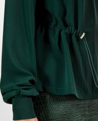 TED BAKER - Áo kiểu nữ tay dài rút dây Biianka