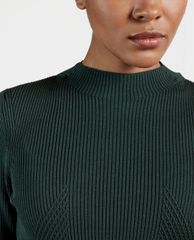 TED BAKER - Đầm midi tay dài cổ trụ High Neck Knitted