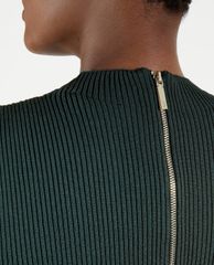 TED BAKER - Đầm midi tay dài cổ trụ High Neck Knitted