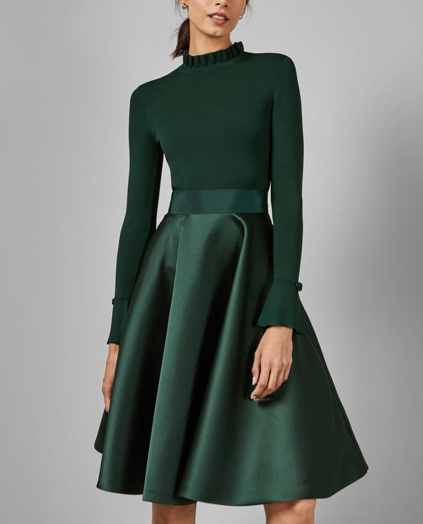 Đầm midi satin Zadi