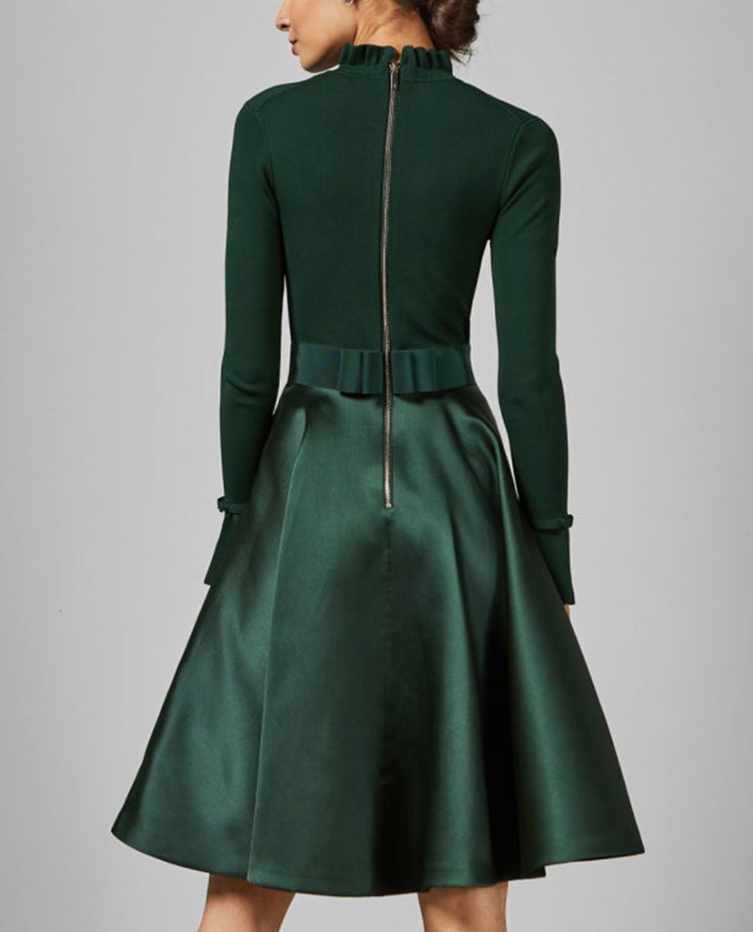 Đầm midi satin Zadi