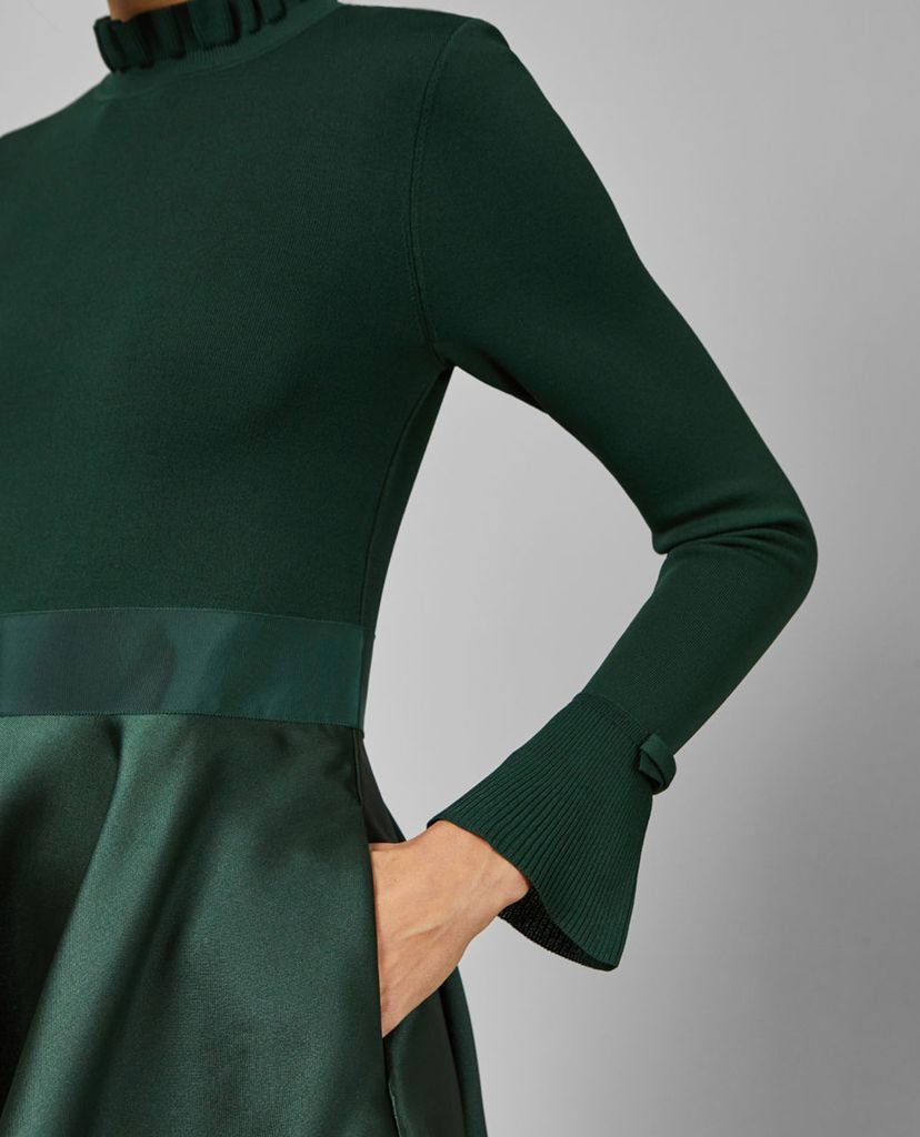 Đầm midi satin Zadi