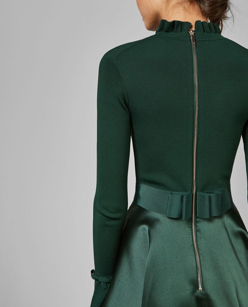 Đầm midi satin Zadi