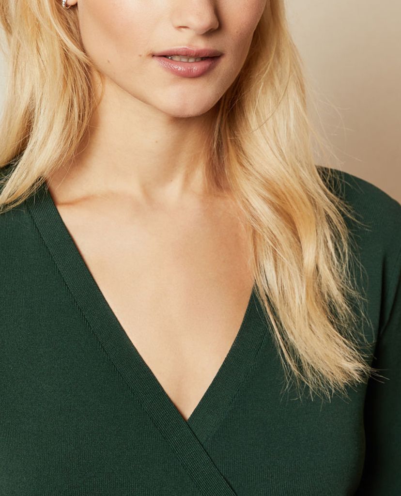 TED BAKER - Áo kiểu nữ cổ V Gworji