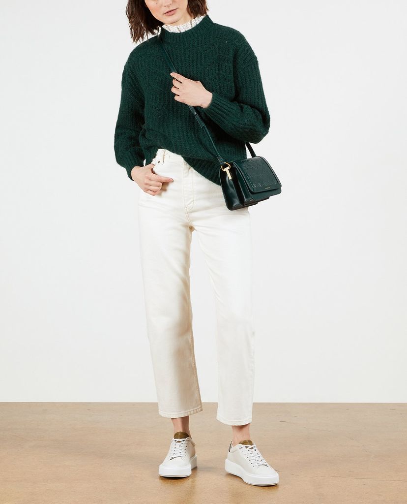 TED BAKER - Áo len nữ cổ tròn tay dài Molliey
