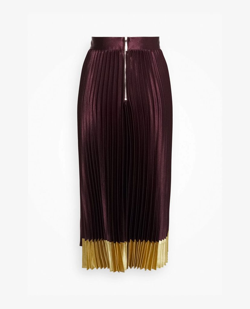 TED BAKER - Chân váy midi xếp li Glaycie