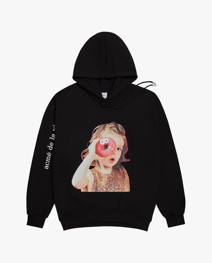 ADLV - Áo hoodie tay dài mũ trùm Baby Face