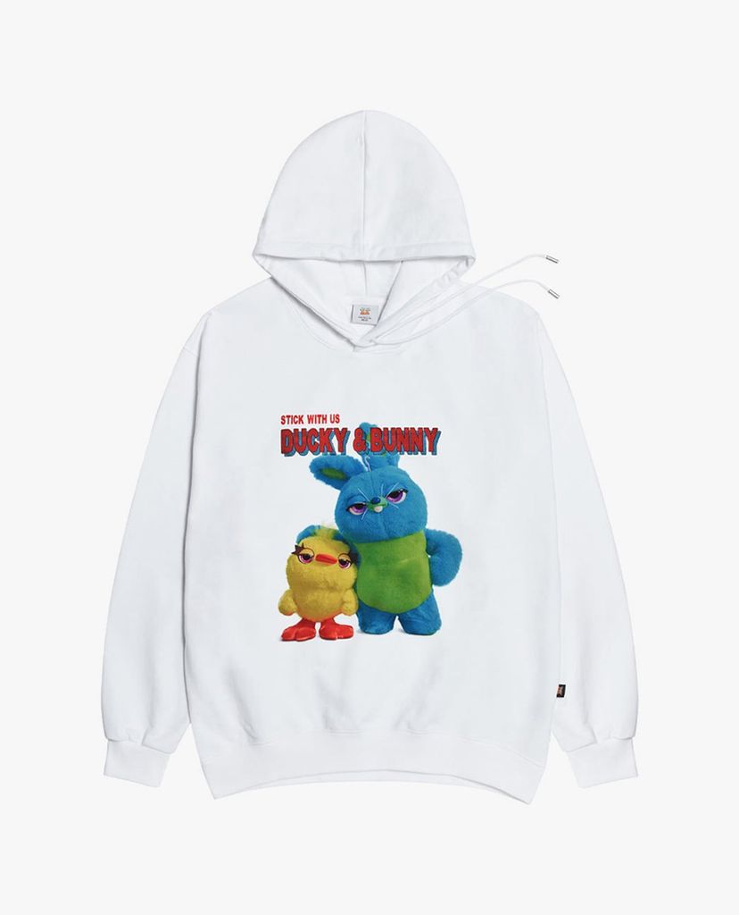 ADLV - Áo hoodie tay dài mũ trùm Ducky & Bunny