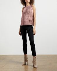 TED BAKER - Áo kiểu nữ sát nách cổ tròn Samant