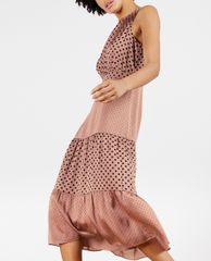 TED BAKER - Đầm midi sát nách cổ tròn Izziie