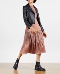 TED BAKER - Đầm midi sát nách cổ tròn Izziie