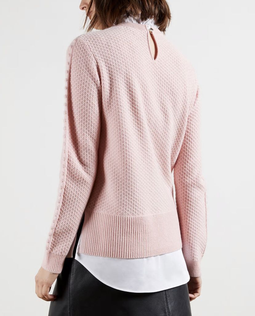 TED BAKER - Áo len nữ giả 2 lớp Teaggan