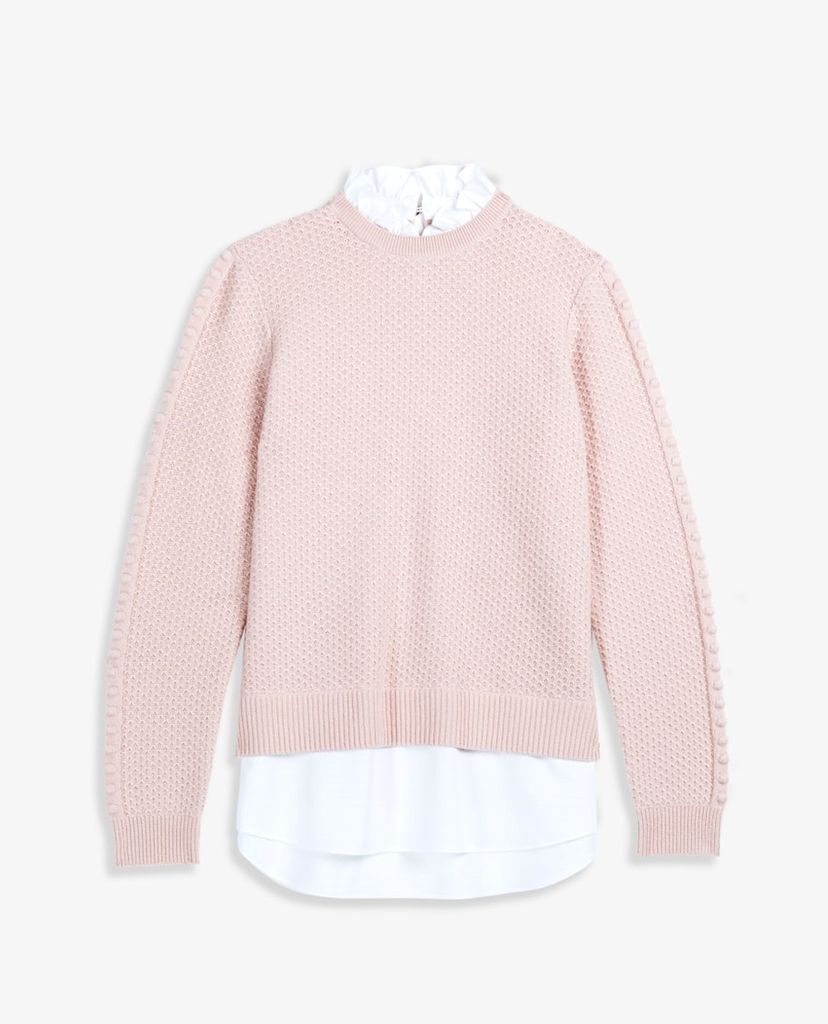 TED BAKER - Áo len nữ giả 2 lớp Teaggan