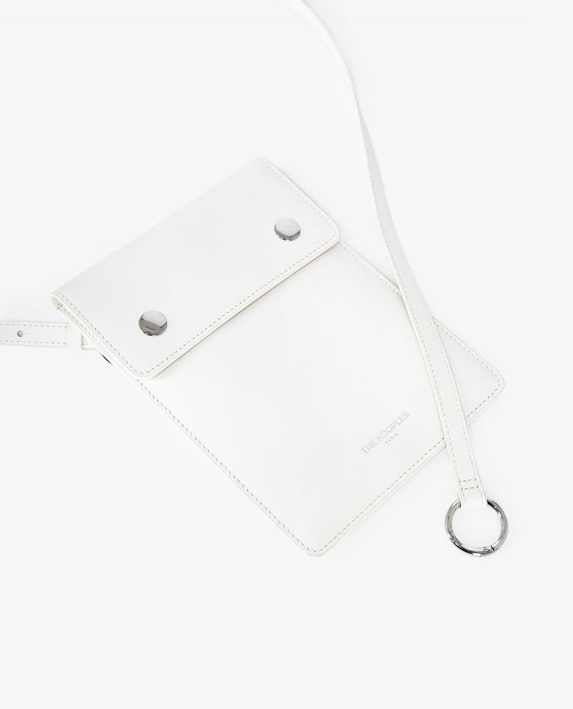 THE KOOPLES - Túi đeo chéo nam chữ nhật Logo