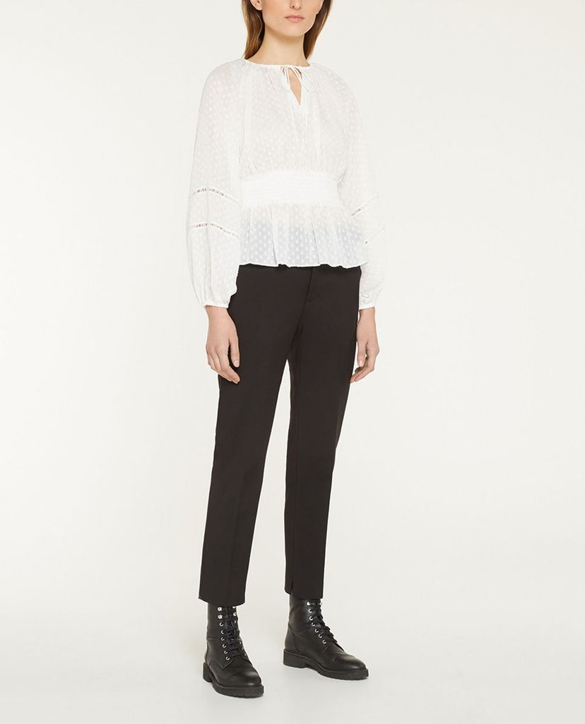 THE KOOPLES - Áo kiểu nữ tay dài nhấn eo hiện đại