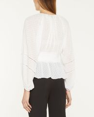 THE KOOPLES - Áo kiểu nữ tay dài nhấn eo hiện đại