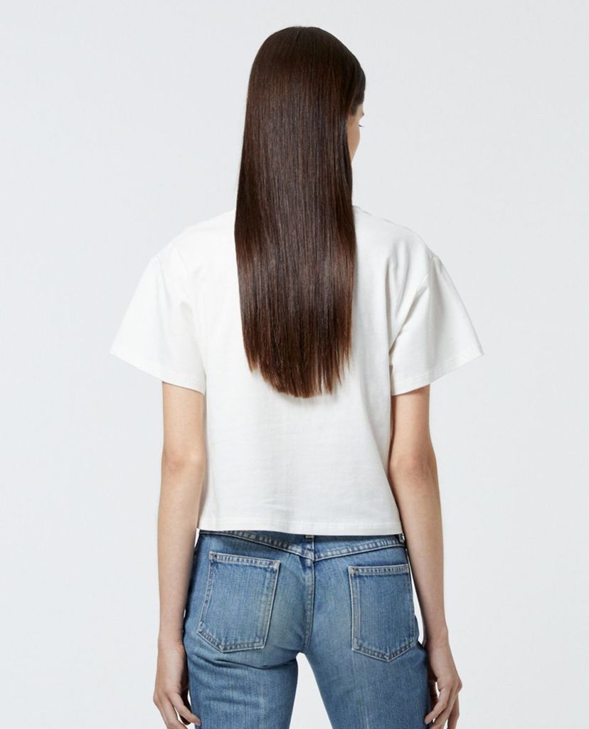 THE KOOPLES - Áo thun nữ cổ tròn ngắn tay Embroidery Logo
