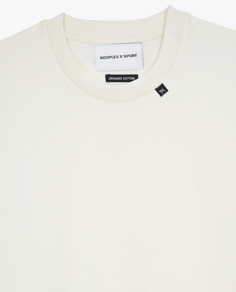 THE KOOPLES - Áo thun nữ cổ tròn ngắn tay Wavy Logo