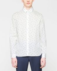 THE KOOPLES - Áo sơ mi nam tay dài Floral Cotton