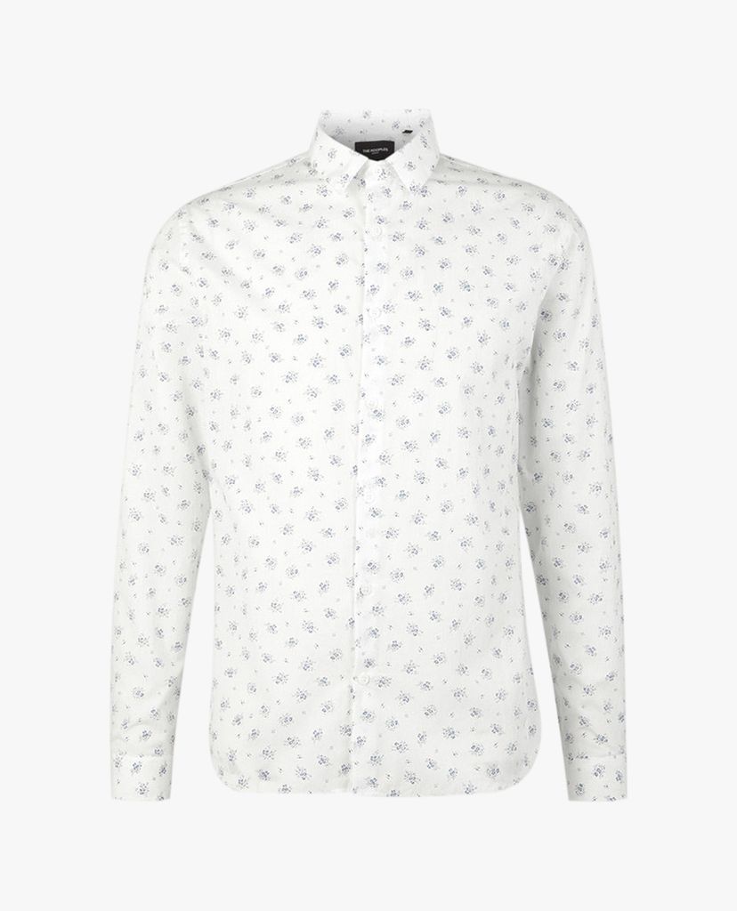 THE KOOPLES - Áo sơ mi nam tay dài Floral Cotton