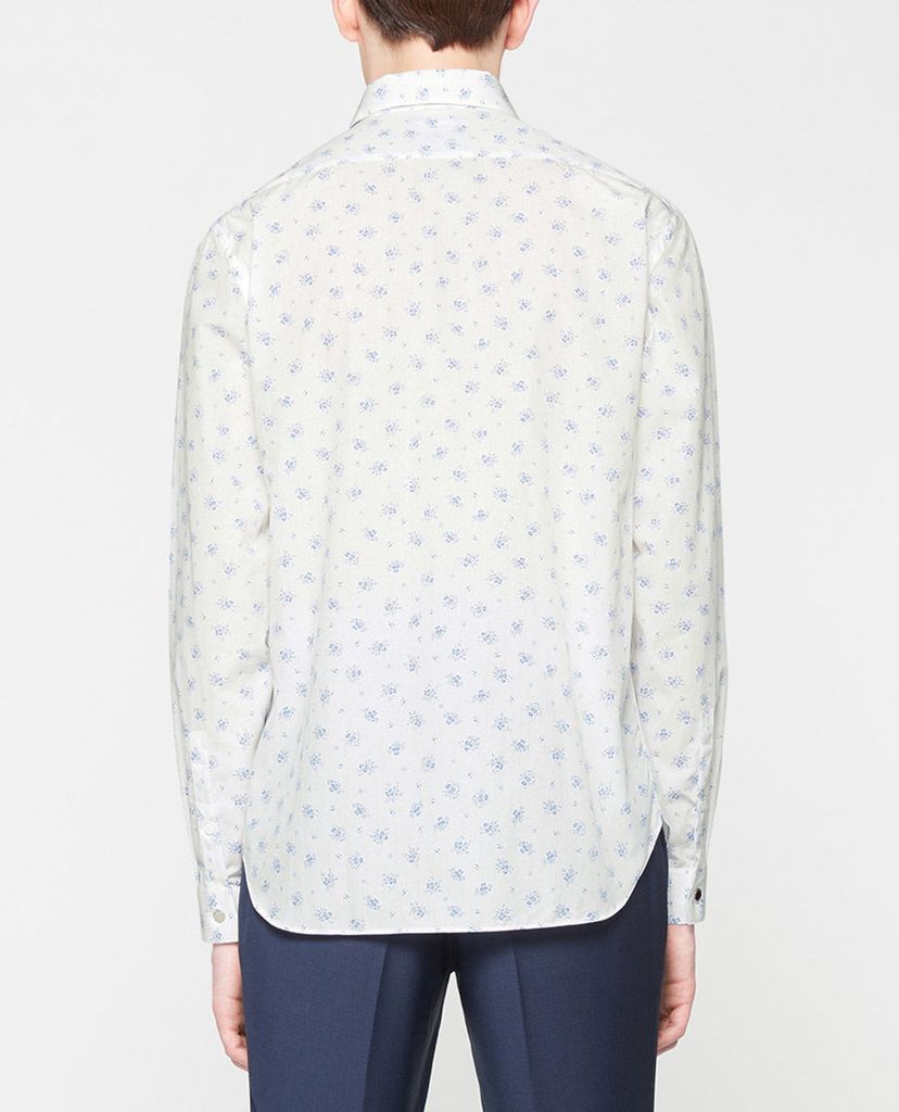 THE KOOPLES - Áo sơ mi nam tay dài Floral Cotton