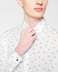 THE KOOPLES - Áo sơ mi nam tay dài Floral Cotton