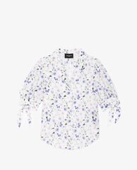 THE KOOPLES - Áo sơ mi nữ ngắn tay Bow Detail