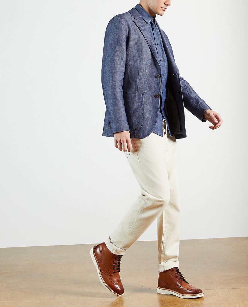 TED BAKER - Quần jeans nam phom suông Peik