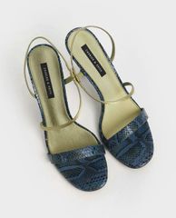 CHARLES & KEITH - Giày cao gót quai ngang Asymmetric Strap