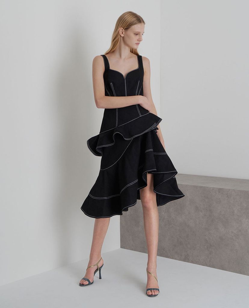 CHARLES & KEITH - Giày cao gót quai ngang Asymmetric Strap
