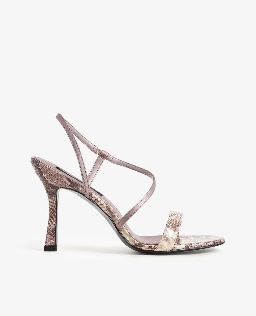 CHARLES & KEITH - Giày cao gót quai ngang Asymmetric Strap