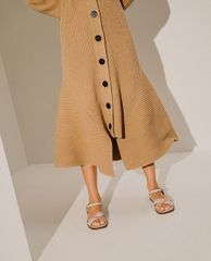 CHARLES & KEITH - Giày sandal nữ quai chéo Mock Croc