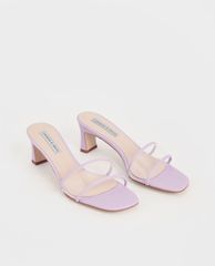 CHARLES & KEITH - Giày cao gót quai ngang Clear Strap