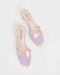 CHARLES & KEITH - Giày cao gót quai ngang Clear Strap