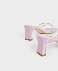 CHARLES & KEITH - Giày cao gót quai ngang Clear Strap