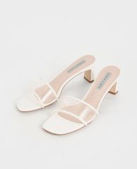 CHARLES & KEITH - Giày cao gót quai ngang Clear Strap