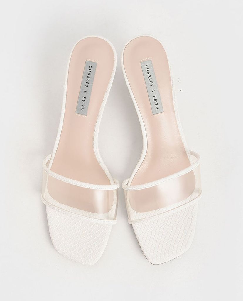 CHARLES & KEITH - Giày cao gót quai ngang Clear Strap