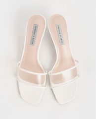 CHARLES & KEITH - Giày cao gót quai ngang Clear Strap