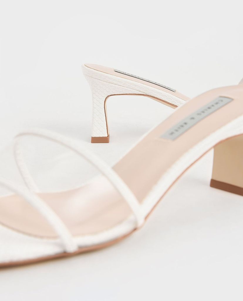 CHARLES & KEITH - Giày cao gót quai ngang Clear Strap