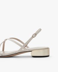 CHARLES & KEITH - Giày sandals cao gót nữ quai chéo thời trang