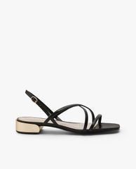 CHARLES & KEITH - Giày sandals cao gót nữ quai chéo thời trang