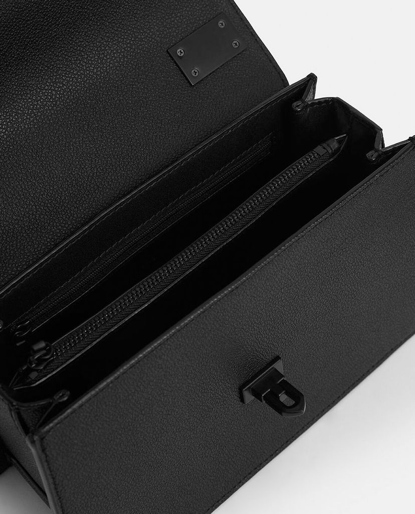CHARLES & KEITH - Túi đeo chéo nữ nắp gập Metallic Push Lock