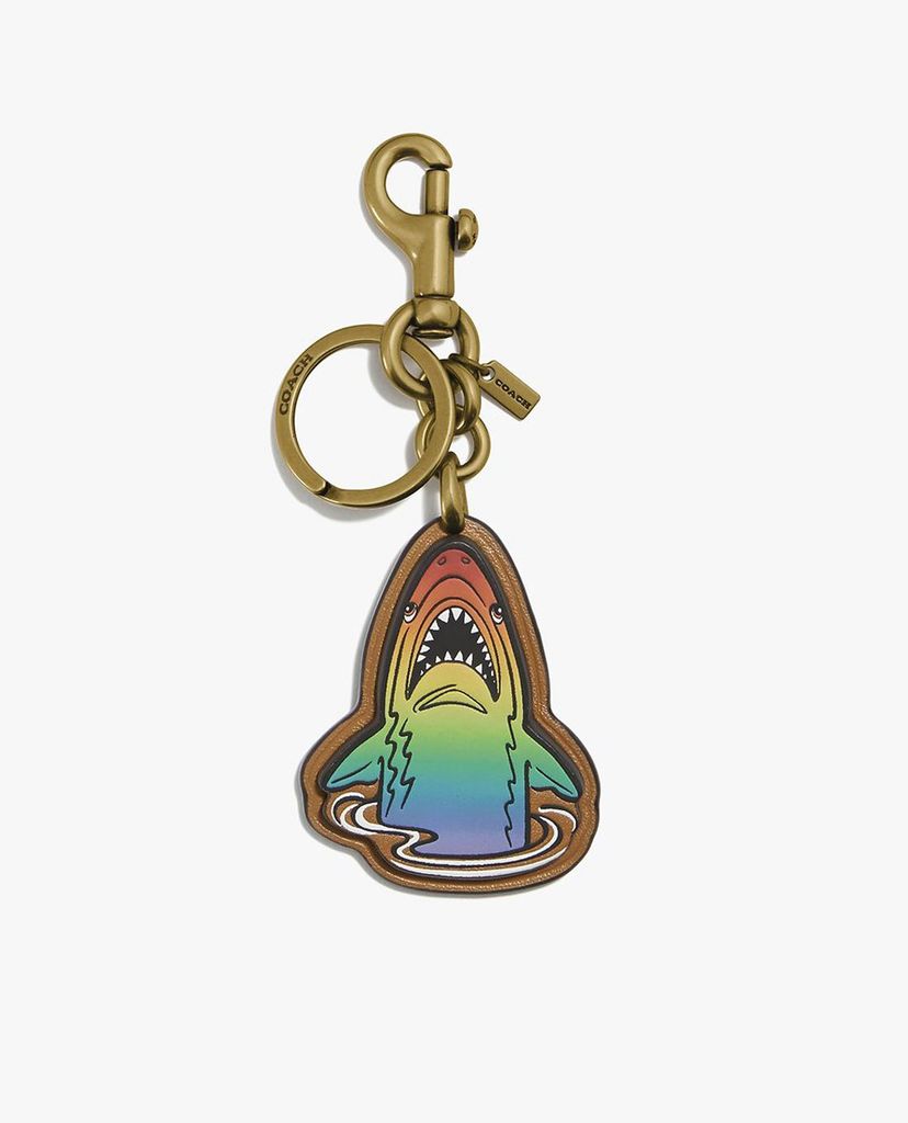 COACH - Thẻ treo hình cá mập Rainbow Sharky